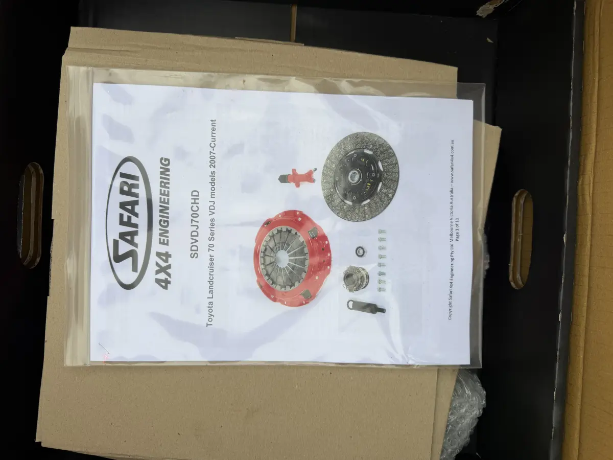 Safari heavy duty performance clutch kit