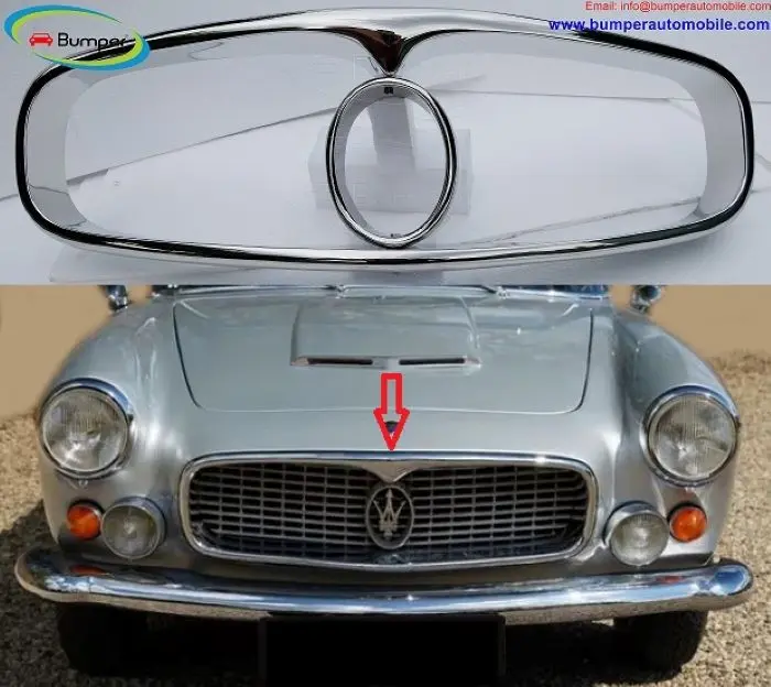 Maserati bumper and grill classic car image 2
